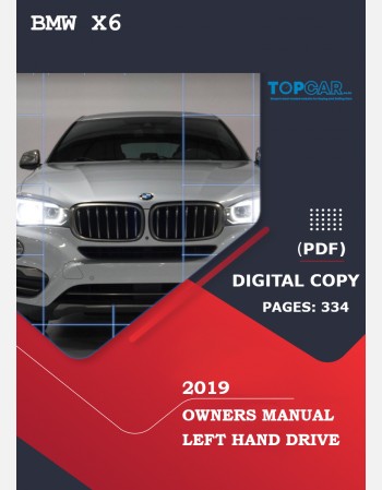 bmw x6 2019 owners manual